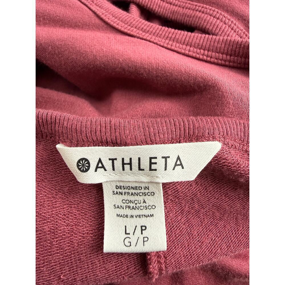 ATHLETA Balance Sleeveless Romper - Berry Rose - L - Picture 9 of 11